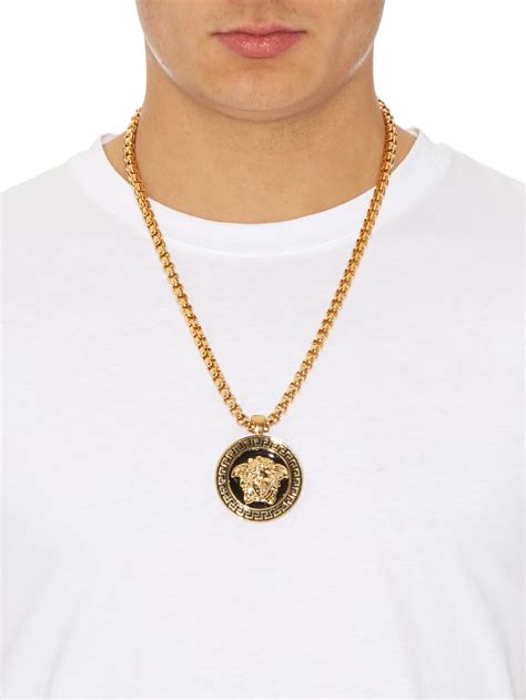 versace necklace mens|Versace necklace real.